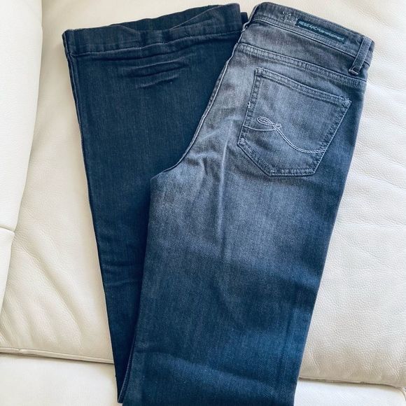 Research Development Black Gray Flare Jeans - Picture 4 of 4